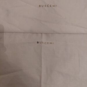 Buscemi Pair Cream Dust Bags Duo